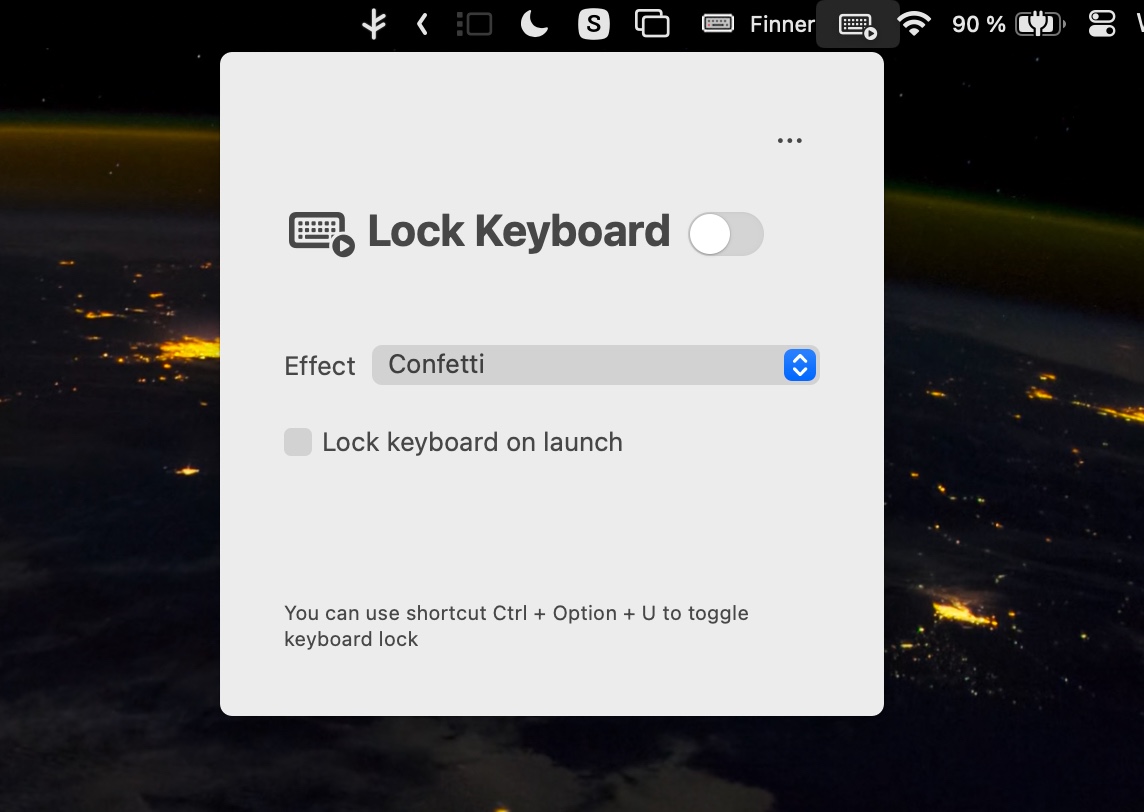 Keyboard unlocked